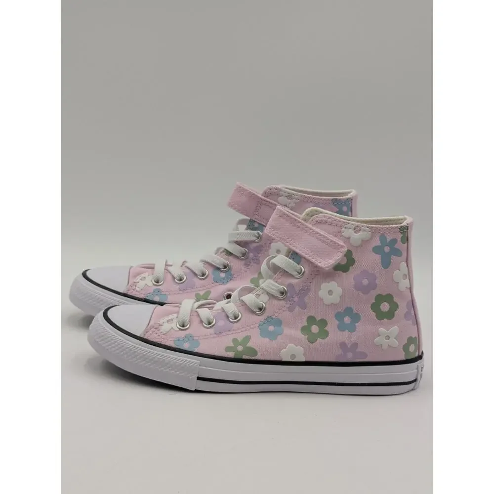 Converse Girls Youth Size 13.5 Chuck Taylor All Star 1V High Top Pink Sneakers